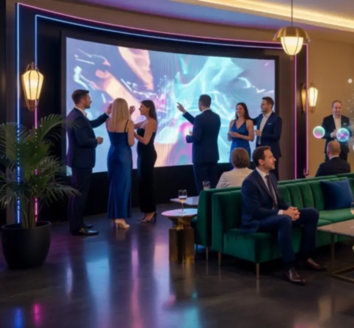 Elegantní prostor připravený pro prémiový zábavní event